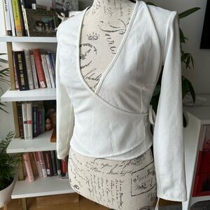 American apparel wrap ballerina top. Made in USA